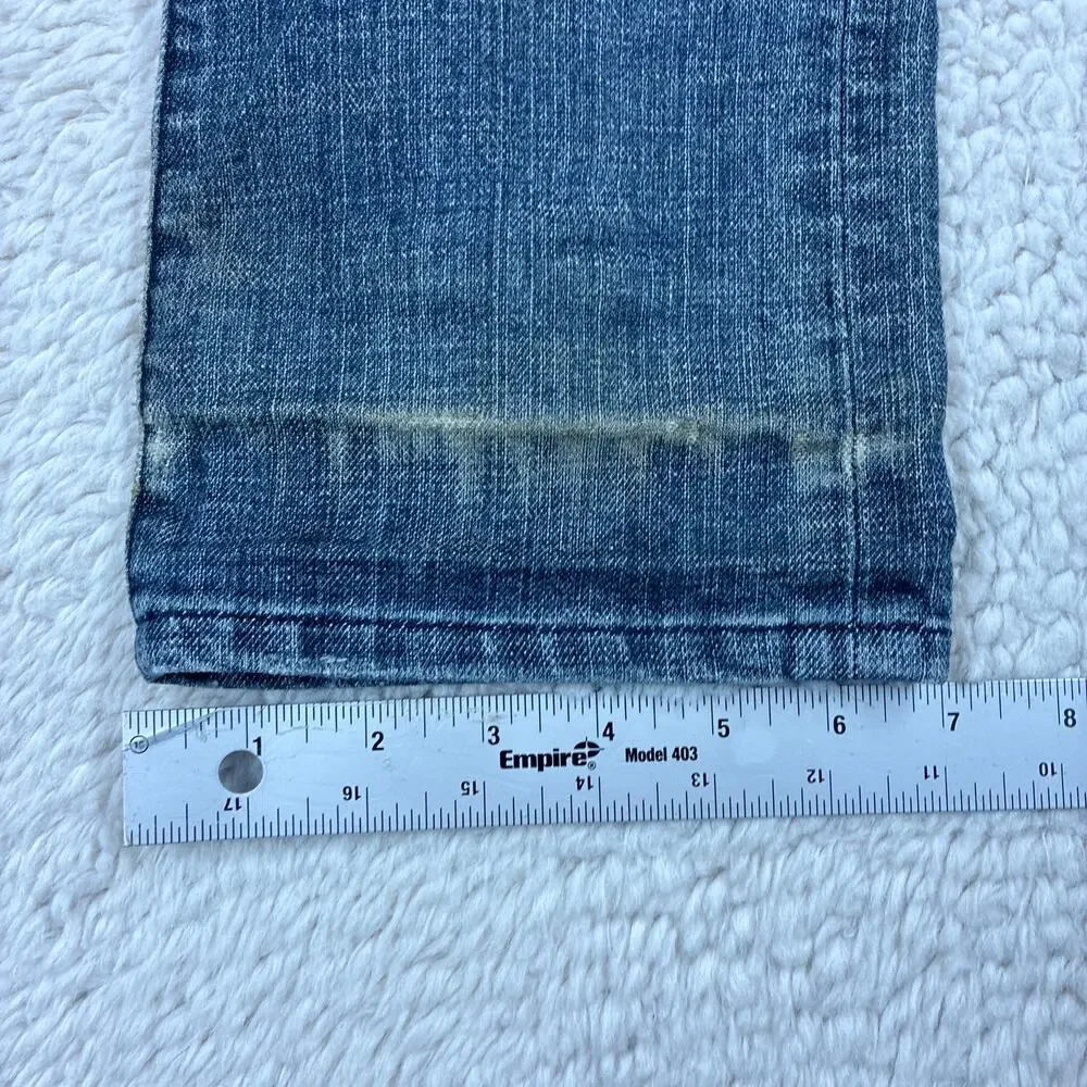Vintage Sasson Hustle Jeans Womens 4 Straight Leg Low Rise Denim Ooh La La 1980s